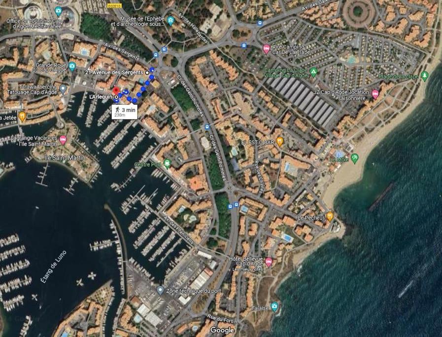 Studio Centre Port, Cap D'Агд Экстерьер фото